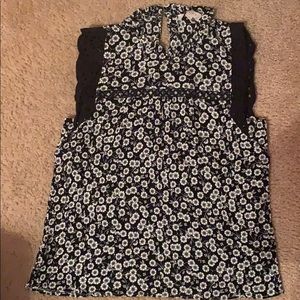 LOFT Flutter Sleeve Blouse